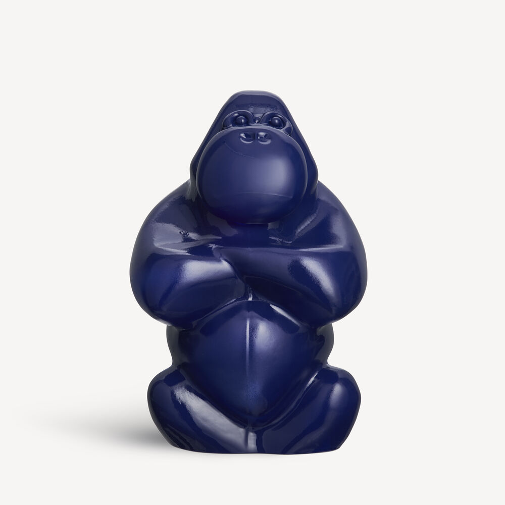 KOSTA BODA Gabba blå skulptur
